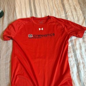 Under Armour Auburn Gymnastics dri fit tee. Worn once. Excellent condition. YXL